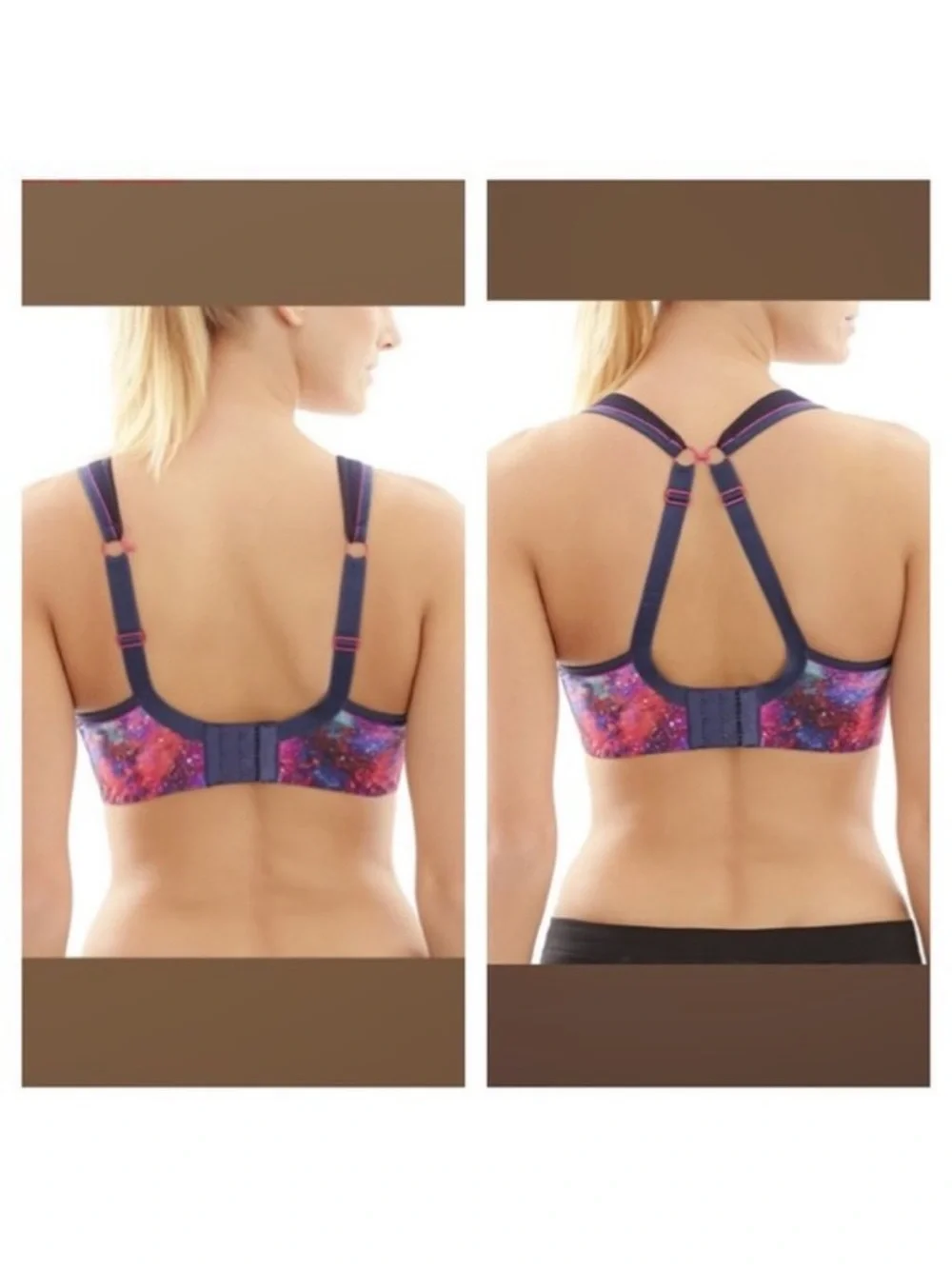 Panache Galaxy Print Sports Bra Size 38C NWT